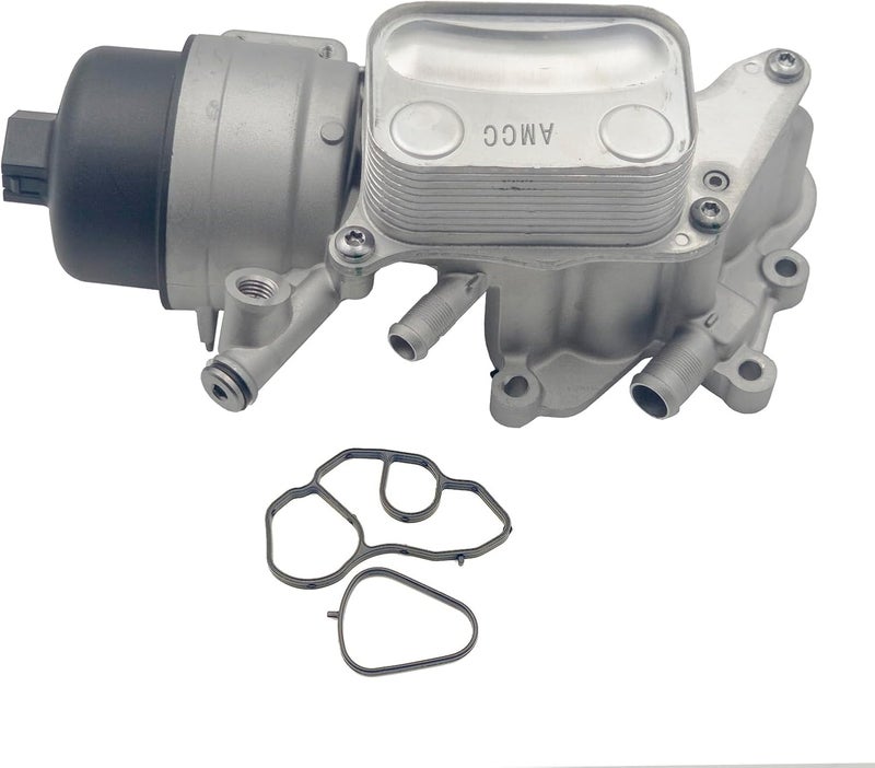 AMCC Engine Oil Cooler and Oil Filter Housing Compatible with Mini N18 Cooper 2011-2016 Mini Cooper Countryman 2013-2016 Cooper Paceman 1.6L Replace： 11428643745 11427583112 - Image 1